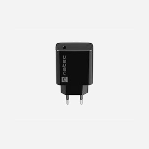 NATEC NUC-2060 Chargeur Secteur Universel 1x USB-C 20W Power Delivery & Quick Charge 3.0, 100-240V, Noir, PPS, Certifié CE/RoHS/UKCA - Miniature 4