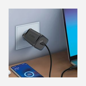 Chargeur Secteur USB-C SBS TETRGAN1C45W 45W Super Fast Charging 100-240V 5V/3A 9V/3A pour Casques, Ordinateurs Portables, Smartphones, Tablettes - Miniature 3
