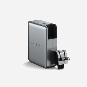 Satechi ST-W145GTM : Chargeur Secteur Universel 4 Ports USB-C Power Delivery 3.1 (145W max) GaN Argent Compatible MacBook Pro/Air, iPad, iPhone, Galaxy, Pixel - Miniature 3