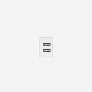 UNITEK P1113A-EU : Chargeur secteur Universel 2 ports USB 2.0, 5V/2.4A (12W), Charge rapide, Entrée 100-240V, Blanc, 37.7x78x24.5mm - Miniature 3