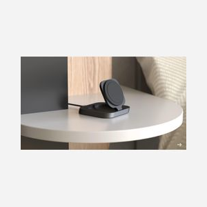 ZENS ZESC16B/00 Chargeur Secteur Intérieur 15W Noir pour Casques & Smartphones, Recharge Sans Fil, Charge Rapide, Compatible MagSafe, Câble 1.5m, Fiches EU/UK/US - Miniature 5
