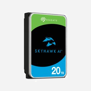 Seagate SkyHawk AI 20To HDD 3.5" SATA III 7200RPM 512Mo - Surveillance, 240Mo/s, 32 canaux IA, MTBF 2500000h, 0-65°C - Miniature 3