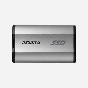 ADATA SD810 1 To SSD Externe USB Type-C USB 3.2 Gen 2x2 2000 Mo/s Lecture/Écriture IP68 Windows, macOS, Linux, Android, Aluminium Noir/Argent