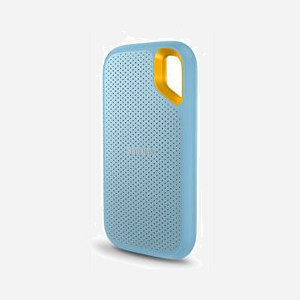 SanDisk Extreme Portable SSD 1 To USB Type-C 3.2 Gen 2 (3.1 Gen 2) Bleu - Lecture 1050 Mo/s, Écriture 1000 Mo/s, NVMe, IP65, 52g