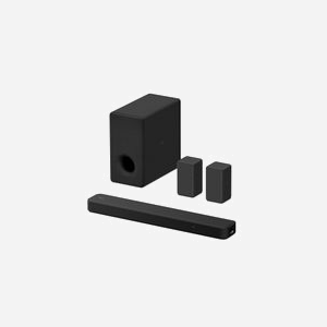 Sony HT-S2000 Barre de Son 3.1 Canaux Noire, Décodeurs DTS/Dolby Atmos, Bluetooth 5.2, WiFi, HDMI eARC, Subwoofer Intégré, 800x64x124mm - Miniature 3