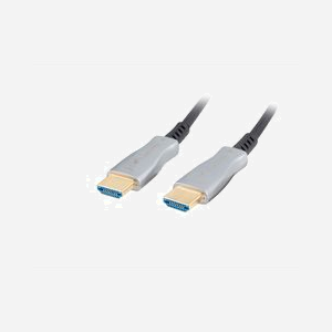 Câble HDMI Lanberg 40m, HDMI Type A, v2.0, 3D, 18 Gbit/s, ARC, HDR, 144Hz, Contacts Or, Noir/Argent, Conforme CE/RoHS, Réf: CA-HDMI-20FB-0400-BK - Miniature 2