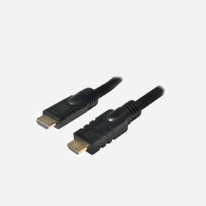LogiLink CHA0025 : Câble HDMI 25m, Connecteurs HDMI Type A Mâle/Mâle, Résolution 4096x2016, Contacts plaqués Or, Noir