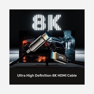 UNITEK Câble HDMI 2.1 10m Type A Mâle-Mâle, Contacts Or, 48 Gbit/s, 3D, HDR10, ARC, HDCP 2.3, Résolution 7680x4320, 144Hz, AWG30, Noir - Miniature 3