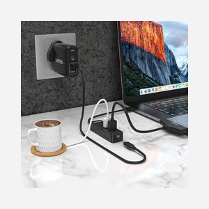 UNITEK uHUB Q4 Hub USB 3.2 Gen 1 Type-A et Type-C Noir, 4 Ports Type-A, 1 Port Type-C, 5000 Mbit/s, Boîtier ABS, Alimentation USB 5V/2A - Miniature 5