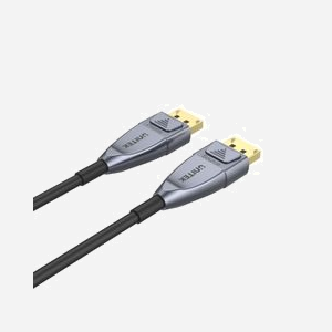 UNITEK C1616GY - Câble DisplayPort 1.4, 10 mètres, Connecteur mâle/mâle, Bande passante 32.4 Gbit/s, Refresh Rate 60Hz, Noir/Gris - Miniature 2
