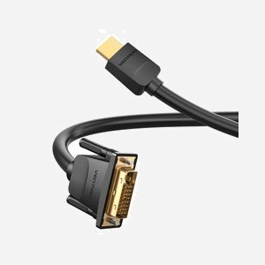 Vention ABFBG Câble Adaptateur Vidéo 1.5m HDMI Type A vers DVI-D Mâle/Mâle, Résolution 1920x1200, Cuivre OFC, Blindage, Noir - Miniature 4