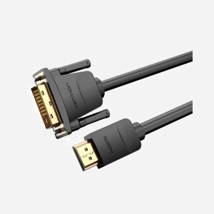 Vention ABFBG Câble Adaptateur Vidéo 1.5m HDMI Type A vers DVI-D Mâle/Mâle, Résolution 1920x1200, Cuivre OFC, Blindage, Noir - Miniature 5