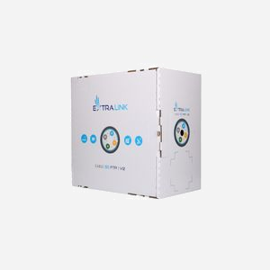 Extralink EX.8710 : Câble réseau CAT5E FTP (F/UTP) Externe 305m, AWG24, Cuivre, Gaine PE, 10/100/1000Base-T(X) - Miniature 2