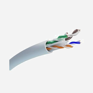 Extralink Câble Réseau CAT6 U/UTP 305m Cuivre, Gaine HDPE/PVC, Diamètre 5.8mm, Usage Interne, Conforme CE, Couleur Grise, Référence EX.10062