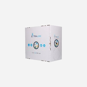 Extralink Câble Réseau CAT5E F/UTP (FTP) Externe Noir 100m, Cuivre 24 AWG, Gaine PE, Blindage Aluminium, Fil de Masse, Fast/Gigabit Ethernet EX.19706 - Miniature 4