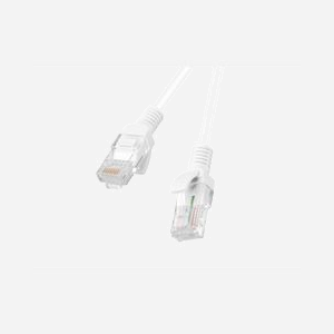 Câble réseau Lanberg PCU5-10CC-2000-W 20m Cat5e U/UTP (UTP) RJ-45 Mâle/Mâle Blanc, Conducteurs gainés AWG26, Fréquence 100MHz, PVC