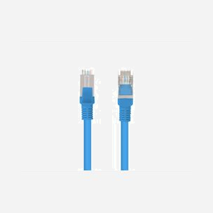 Lanberg Câble Réseau Cat6 F/UTP (FTP) 30m Bleu - Connecteurs RJ-45 Mâle, CCA, AWG26, PVC, 250MHz - Référence PCF6-10CC-3000-B