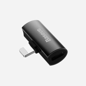 Baseus Hub Lightning 2 Ports Noir - Interface Lightning 0 Mbit/s - Plug and Play - Réf. 6953156287143 - Miniature 1
