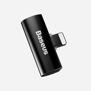 Baseus Hub Lightning 2 Ports Noir - Interface Lightning 0 Mbit/s - Plug and Play - Réf. 6953156287143 - Miniature 3
