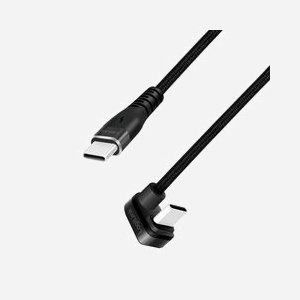 LogiLink CU0194 Câble USB 2.0 Type C Mâle vers Type C Mâle 3m Noir - Débit 0.48 Gbit/s - Connecteurs Nickel - Boîtier Aluminium