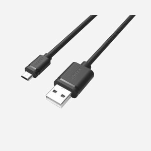 Câble UNITEK Y-C454GBK USB 2.0 0,5 m connecteurs USB A vers Micro-USB B 480 Mbit/s (0,48 Gbit/s) noir pour périphériques et recharge - Miniature 1