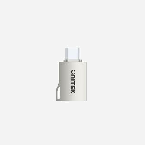 UNITEK A1025GNI Adaptateur USB-C Mâle vers USB-A Femelle Argent, Connecteurs Droit, USB 2.0/1.1, Boîtier Zinc, Longueur 0m - Miniature 3