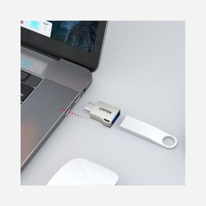 UNITEK A1025GNI Adaptateur USB-C Mâle vers USB-A Femelle Argent, Connecteurs Droit, USB 2.0/1.1, Boîtier Zinc, Longueur 0m - Miniature 4