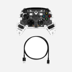 HyperX Clutch Gladiate Manette Gamer RGB Filaire Xbox One/Series X, USB Type-A/Type-C, Câble 2.95m, Batterie Intégrée, 155x111x65mm - Miniature 5