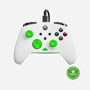 Turtle Beach Rematch Core - Manette filaire USB Type-C, Xbox Series X|S, Xbox One, PC Windows 10/11, 2 joysticks, vert/blanc, 2.5m - Miniature 1