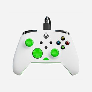 Turtle Beach Rematch Core - Manette filaire USB Type-C, Xbox Series X|S, Xbox One, PC Windows 10/11, 2 joysticks, vert/blanc, 2.5m - Miniature 2
