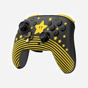 Manette Sans Fil Turtle Beach Rematch Super Mario Star - Nintendo Switch/Switch OLED/Switch Lite/Switch 2 (Bluetooth, 9m, Batterie 40h, USB-C) - Miniature 3