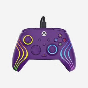 Manette Gaming Turtle Beach Afterglow Wave Violet - Xbox Series X|S, Xbox One, PC Windows 10/11 - USB-C - RGB 8 zones - 2 Joysticks - 2 Boutons Assignables - Miniature 2