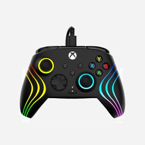 Manette Gaming Filaire Turtle Beach Afterglow Wave Noire - USB Type-C - RGB 8 Zones - 2 Boutons Programmables - Xbox Series X|S/One/PC - Câble 3m - Miniature 2