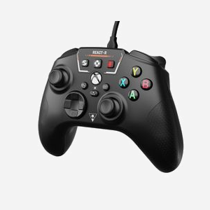 Turtle Beach React-R Noir - Manette USB Analogique/Numérique - PC, Xbox One, Xbox Series X/S - Prise Casque 3.5mm - Boutons d'Action Programmables - Retour Haptique - Miniature 2