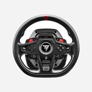 Thrustmaster T248R Charbon : Volant + Pédales USB, Retour de Force Hybrid Drive, LCD, Cuir - PC, PlayStation 4/5 - Dimensions Volant 280x300x280mm - Miniature 3