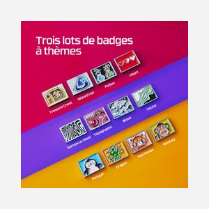 HyperX 85U21AA : Kit de 4 badges magnétiques multicolores pour claviers HyperX - Dimensions 20.1x1.2x14.9mm, guide de démarrage rapide inclus - Miniature 5