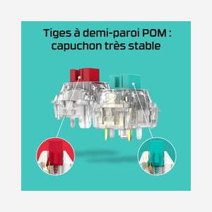 HyperX Interrupteurs Linéaires Rouges 85U07AA, Guide de démarrage rapide, origine Chine, code UNSPSC 39122216 - Miniature 5