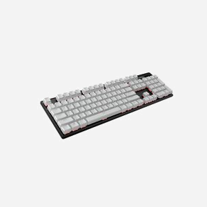 HyperX Set de Touches PBT Blanc ANSI (US) pour Clavier Mécanique – Keycaps HyperXText – Inclut Extracteur – Compatible HyperX – 145x129x36mm – 189g - Miniature 3