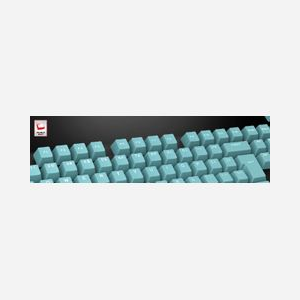 GENESIS LEAD 300 Kit de 112 Capuchons de Clavier Vert en ABS, Disposition QWERTY US, pour Clavier Mécanique, Extracteur Inclus, Poids 122g - Miniature 2