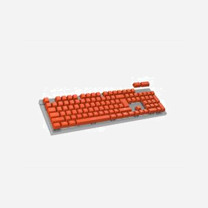 GENESIS LEAD 300 - Set de 106 Capuchons de Clavier Orange en ABS pour Clavier Mécanique QWERTY US - Extracteur Inclus - NAG-2006 - Miniature 2