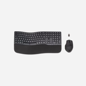 HP Ensemble Clavier et Souris 680 Comfort - QWERTY, RF sans fil + Bluetooth, Souris 4000 DPI, Touches Programmables, Windows/macOS/ChromeOS - Miniature 1