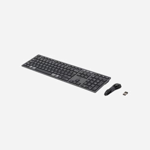 HP Clavier Sans Fil Rechargeable Multi-Appareil 720 - QWERTY, USB + Bluetooth, Portée 10m, Batterie 2 mois, Compatible Windows/macOS/ChromeOS - Miniature 2