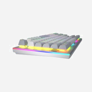 HATOR Gravity TKL Blanc - Clavier Gaming Mécanique USB, Switch HATOR Aurum Orange, QWERTY US, Rétroéclairage LED RGB, Anti-ghosting, ANSI, Windows/macOS/Linux/Android - Miniature 4