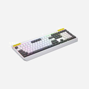 HATOR Icefall Clavier Gaming USB QWERTY US Blanc, Rétroéclairage LED RGB, Interrupteur à Membrane, 1000Hz, Câble 1.8m, Compatible Windows - Miniature 3