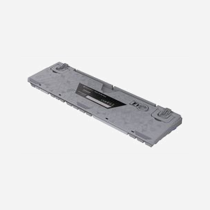 ENDORFY Thock V2 Clavier Gaming Mécanique Gris - QWERTY US - Gateron Yellow - USB + RF Wireless + Bluetooth - Rétroéclairage RGB - ANSI 104 touches - Batterie 4000 mAh - Miniature 5