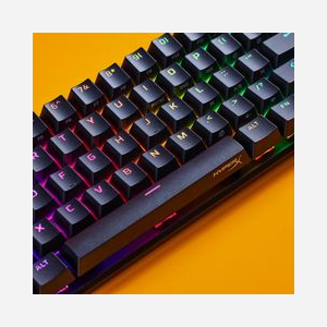 HyperX Alloy Origins 65 Clavier Mécanique Gaming HX Red, Agencement US, PBT Double Frappe, Rétroéclairage RGB, USB Type-C, Facteur de Forme 65% - Miniature 3