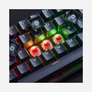 HyperX Alloy Origins 65 Clavier Mécanique Gaming HX Red, Agencement US, PBT Double Frappe, Rétroéclairage RGB, USB Type-C, Facteur de Forme 65% - Miniature 5