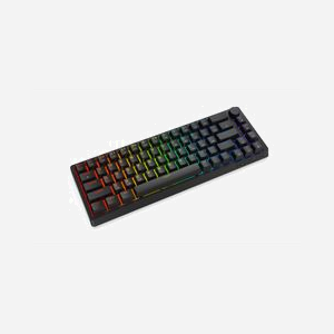KRUX ATAX 65% PRO RGB - Clavier Gaming USB QWERTY Anglais Noir - Switch Outemu Red, ANSI, Rétroéclairage LED RGB, Anti-Ghosting, PBT, 68 Touches - Miniature 4