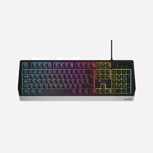 Clavier Gaming GENESIS NKG-1817 USB QWERTY Portugais, Membrane, Rétroéclairé, Taille Réelle (100%), Dimensions 185x485x40mm, 861g