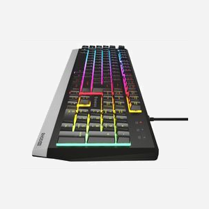 Clavier Gaming GENESIS NKG-1817 USB QWERTY Portugais, Membrane, Rétroéclairé, Taille Réelle (100%), Dimensions 185x485x40mm, 861g - Miniature 4